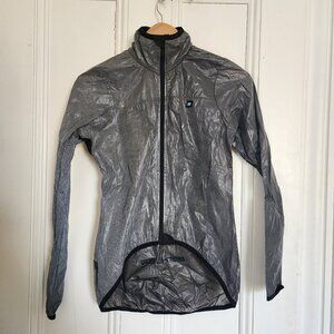 Biehler Cycling Rain Jacket – Men’s Size S, Light Gray, Excellent Condition